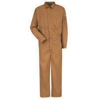 Bulwark HRC2-CLD4 Bulwark 52 Regular Khaki ComforTouch 6 Ounce EXCEL FR Deluxe Coveralls